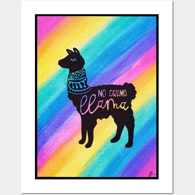 No Drama Llama Wall Art by TG_Art